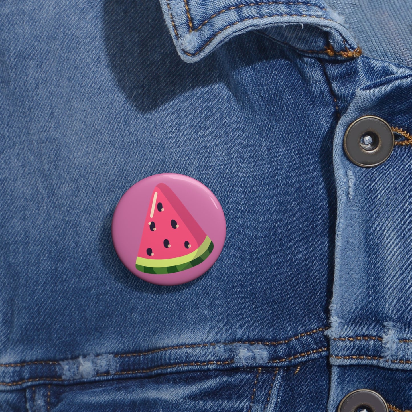 Wa-T-Melon Delight Pin Button