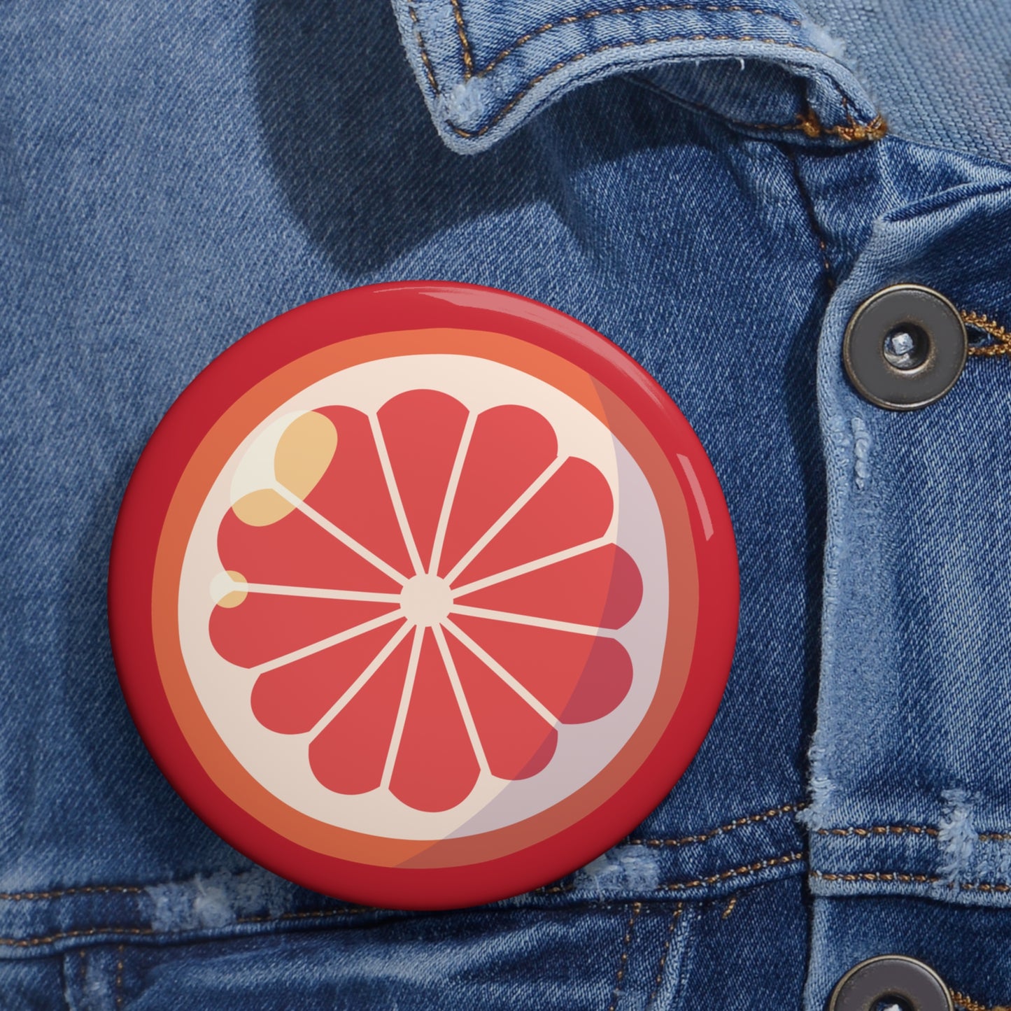 Grapefrui-T Delight Pin Button