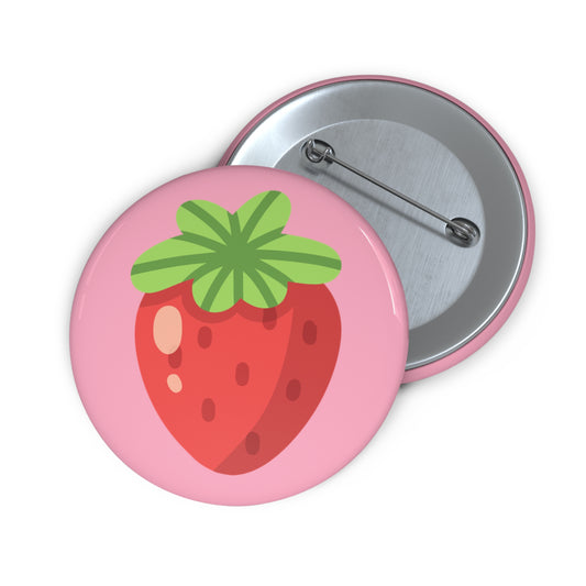 Strawberry Delight Pin Button