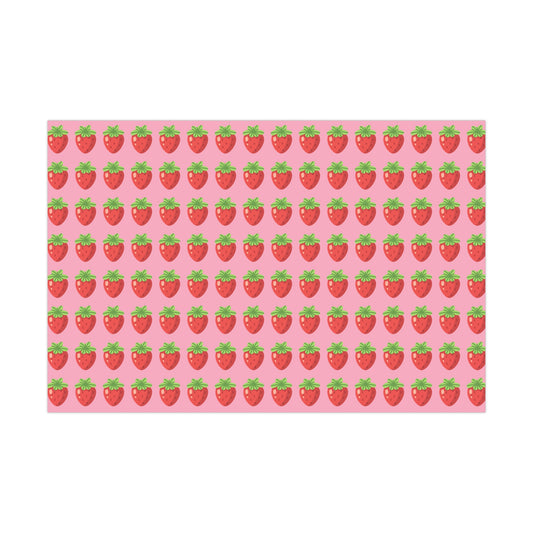 Strawberry Delight Gift Wrapping Paper