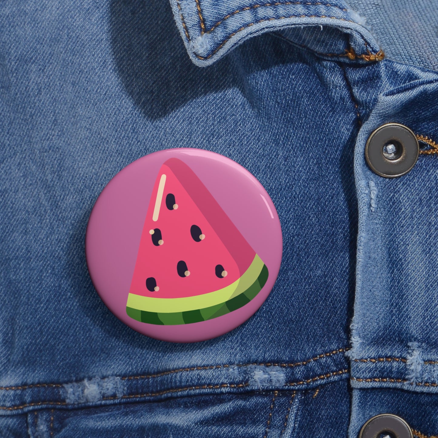 Wa-T-Melon Delight Pin Button