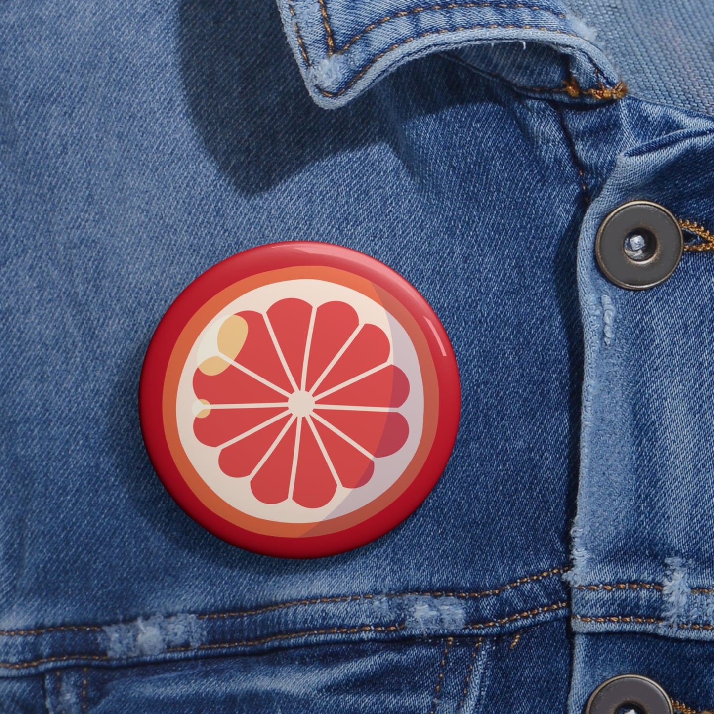 Grapefrui-T Delight Pin Button