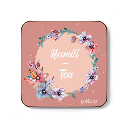 Humili-Tea Hardboard Back Coaster