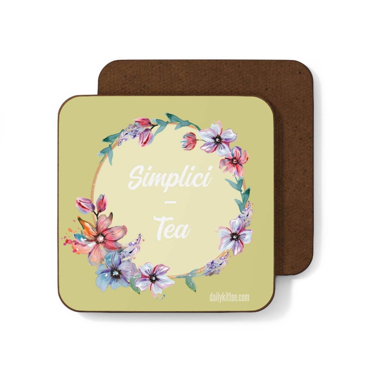 Simplici-Tea Hardboard Back Coaster