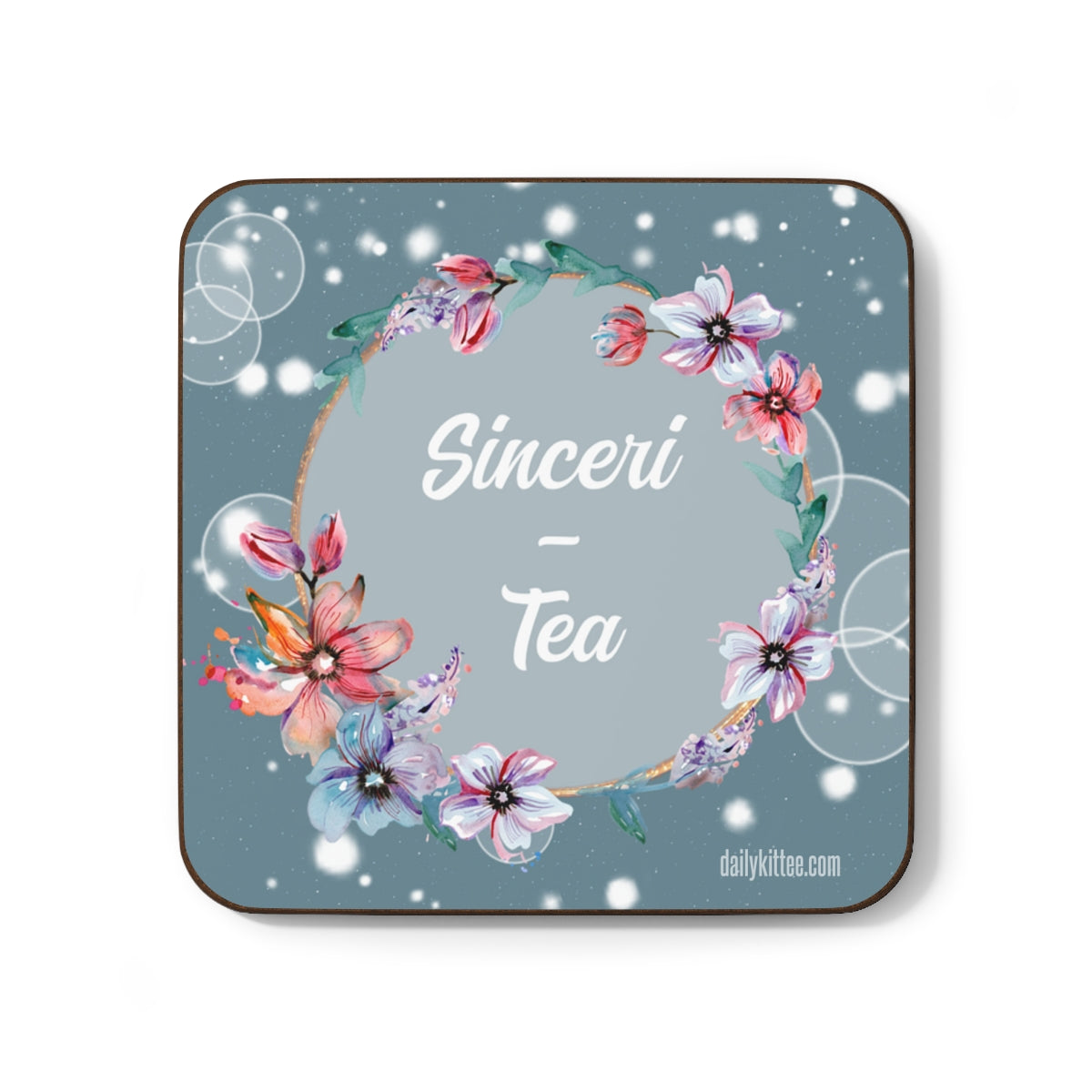 Sinceri-Tea Hardboard Back Coaster