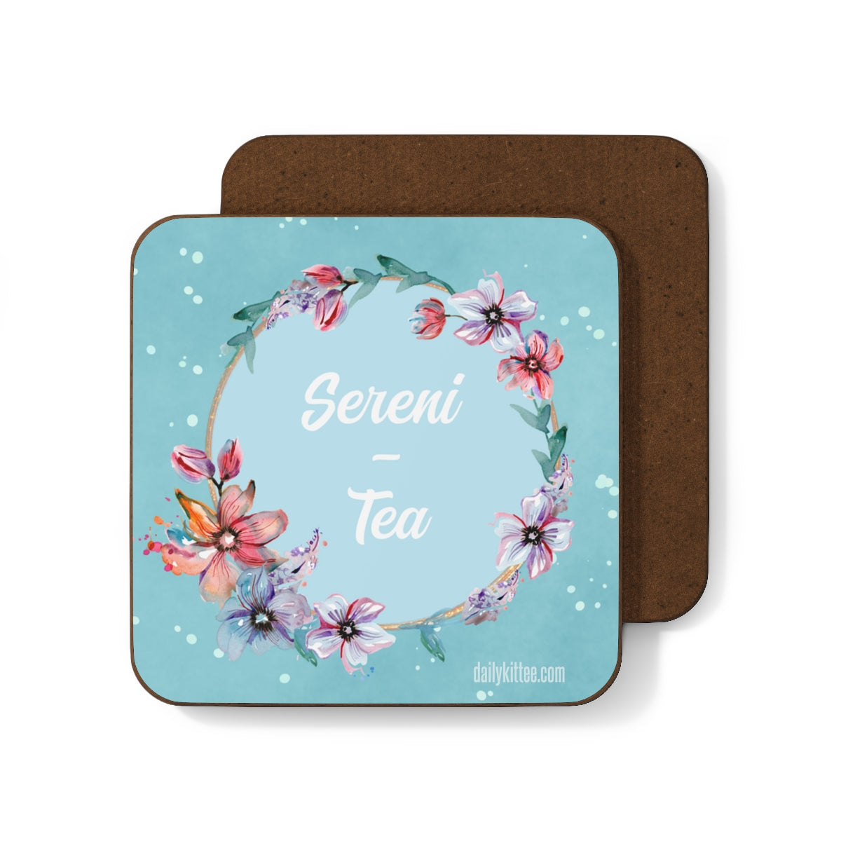 Sereni-Tea Hardboard Back Coaster