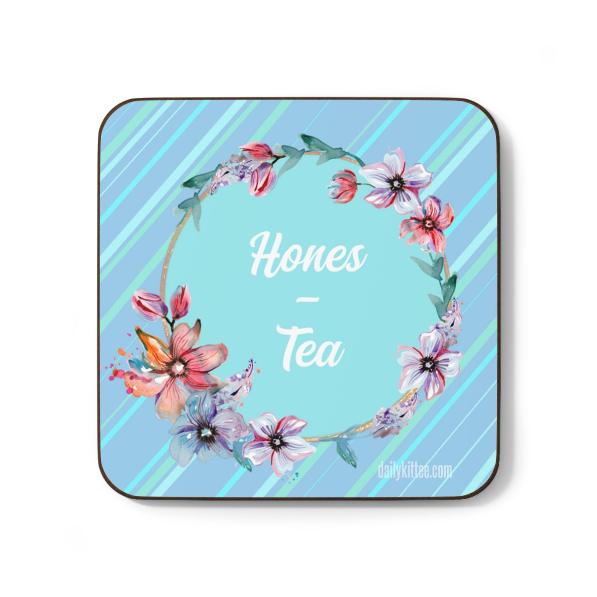 Hones-Tea Hardboard Back Coaster