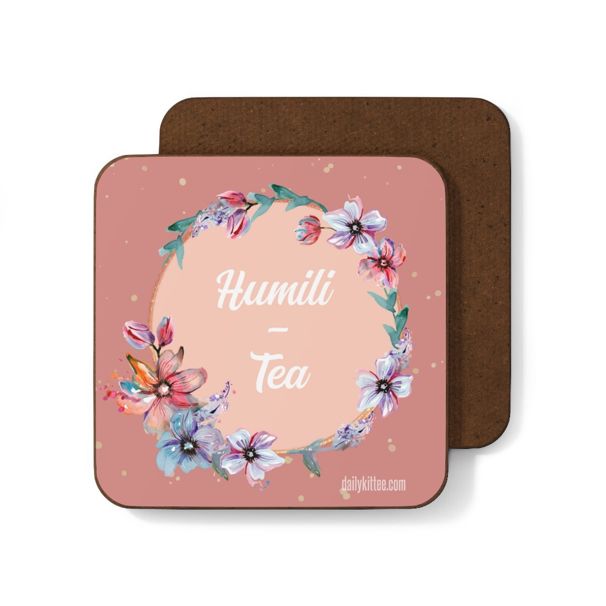 Humili-Tea Hardboard Back Coaster