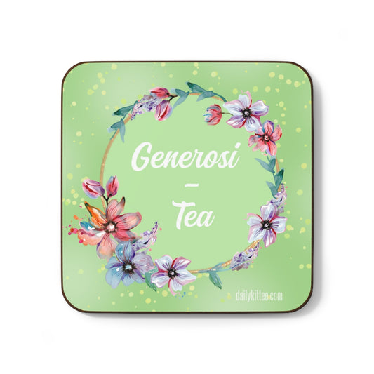 Generosi-Tea Hardboard Back Coaster