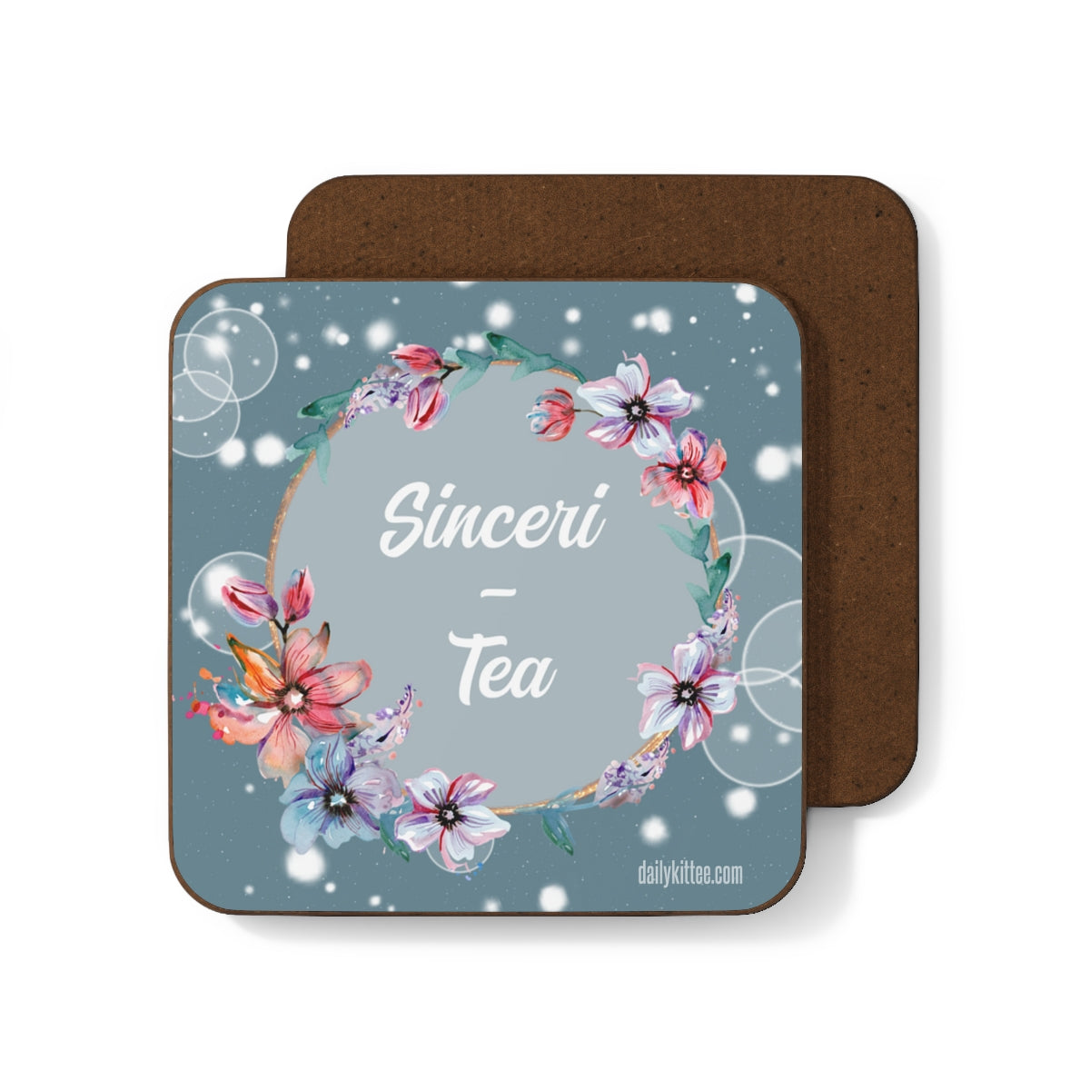 Sinceri-Tea Hardboard Back Coaster