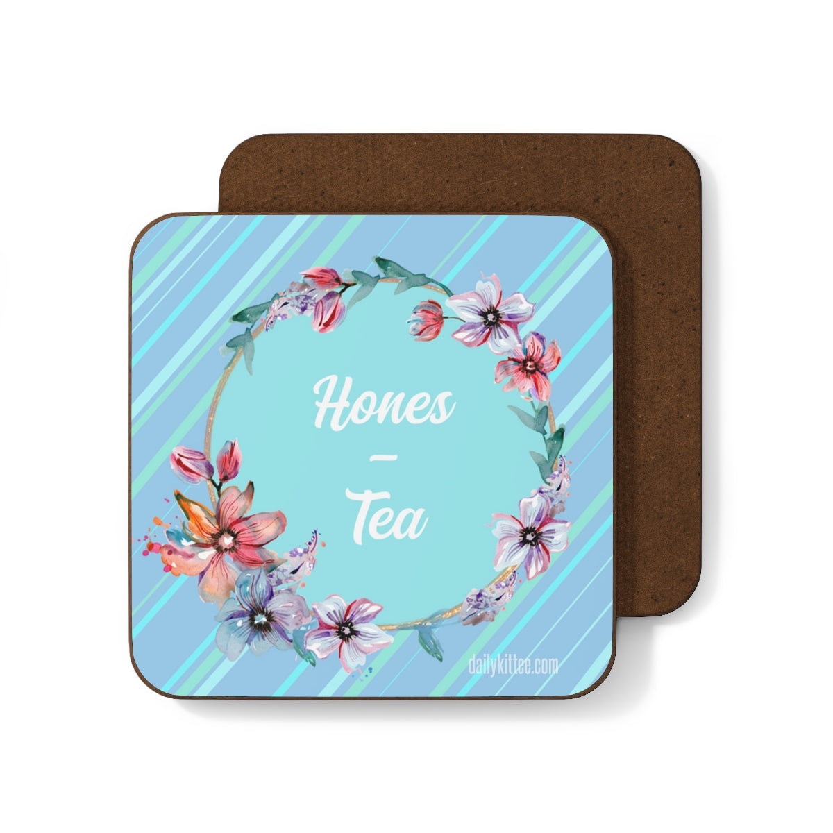 Hones-Tea Hardboard Back Coaster