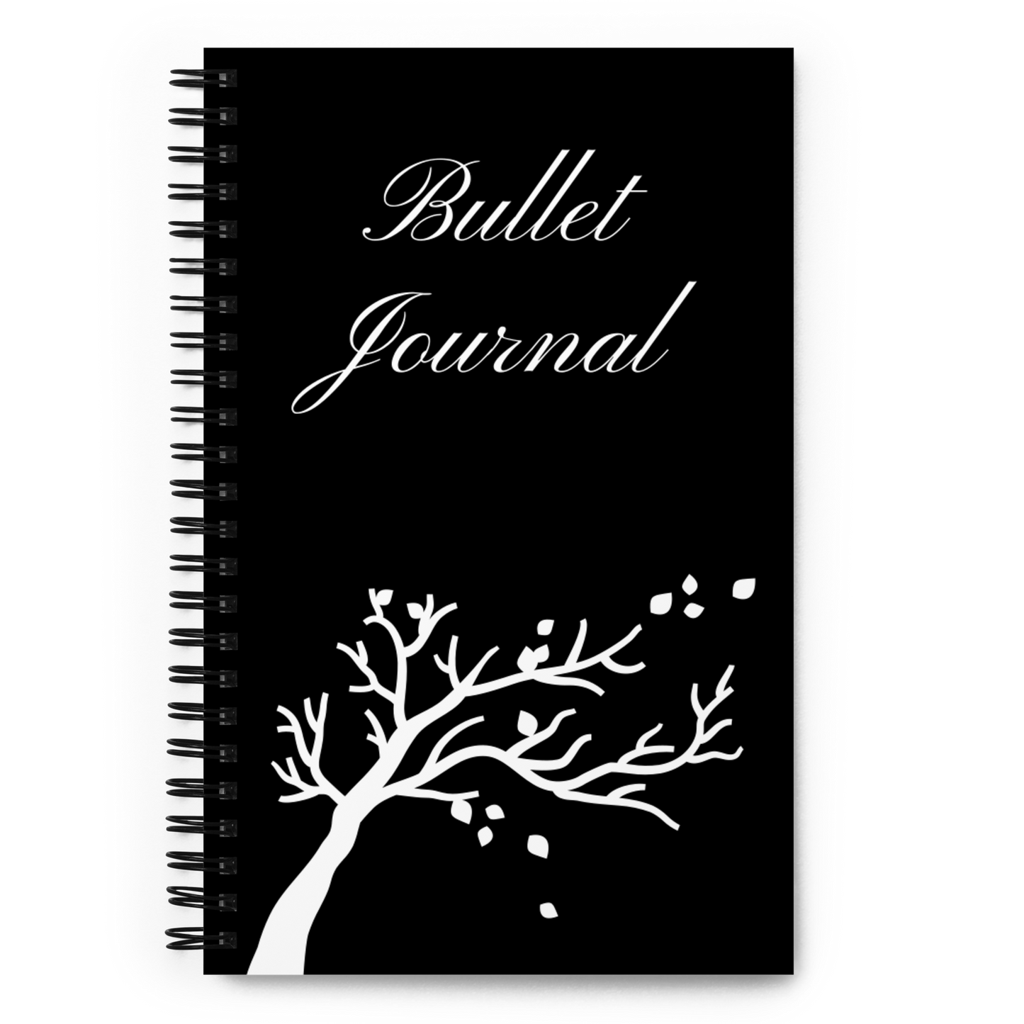 Flowing Tree Black Bullet Journal